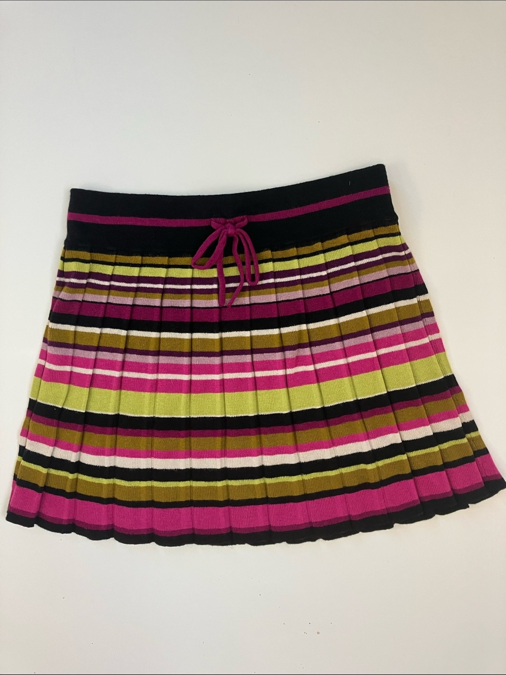 Girls MISSONI for Target striped knit skirt L large 10 11 12